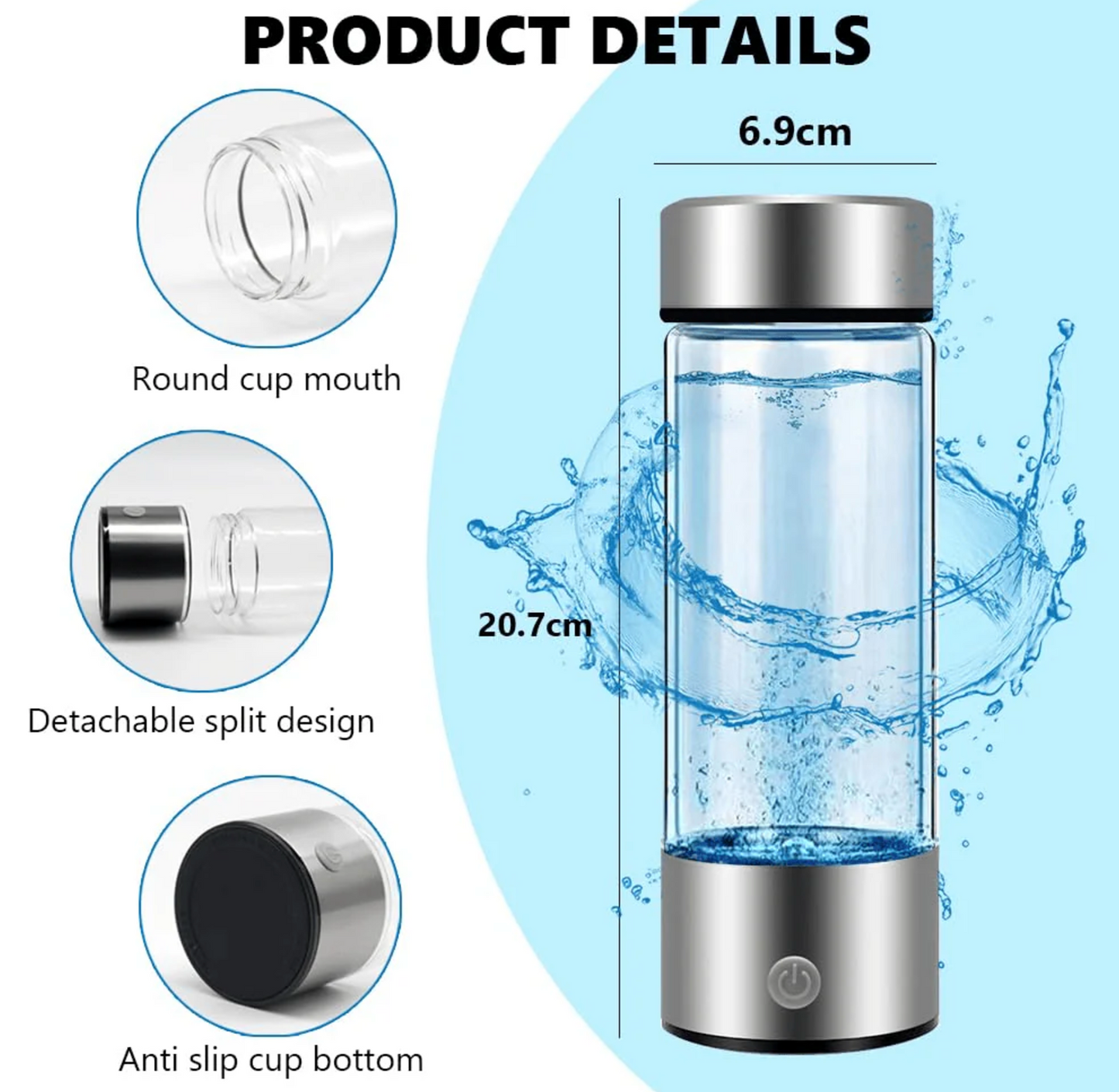Botella de agua Hidroplus®