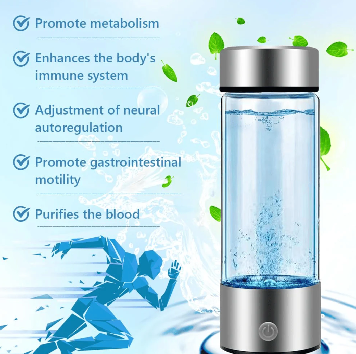 Botella de agua Hidroplus®