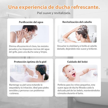 Cabezal De Ducha PresiónPlus + 3 Filtros de regalo