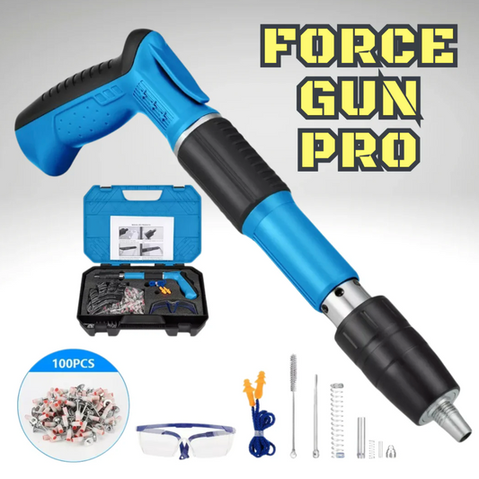 Pistola de clavos con accesorios FORCE GUN